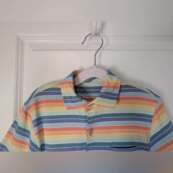 Peter Millar Boys Cannon Beach Stripe Polo Size XS/5-6 - Picture 3 of 8